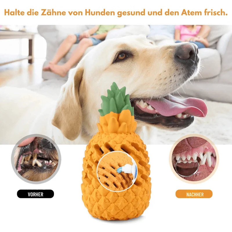 Jouet à mâcher ananas incassable pour chiens