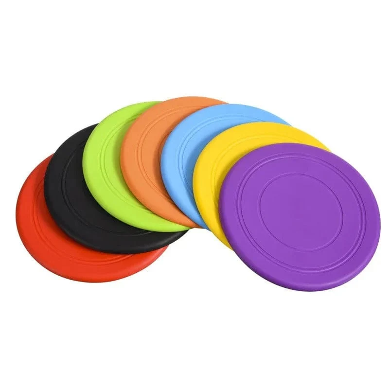 Disque Volant en Silicone Coloré pour Chiens