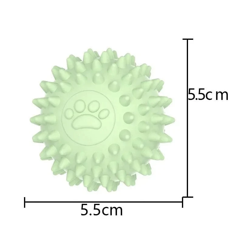 Balle Rebondissante en Caoutchouc Durable pour Chiens