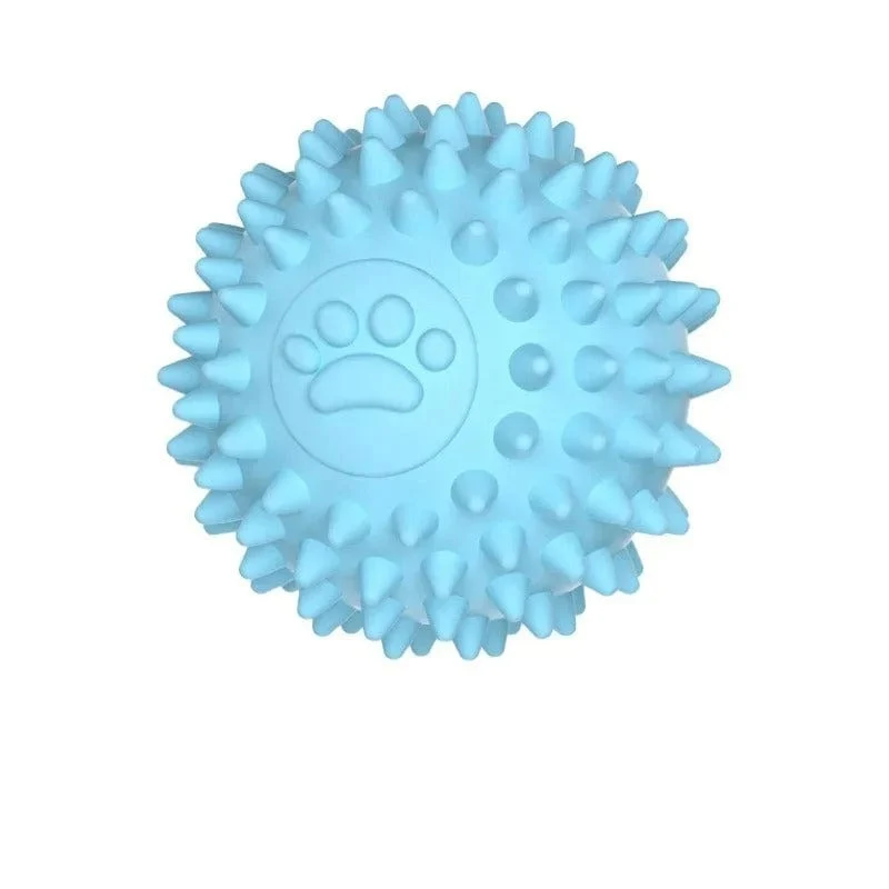 Balle Rebondissante en Caoutchouc Durable pour Chiens