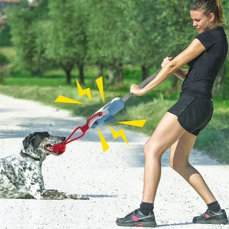 Jouet interactif à tirer pour chiens - Résistant et stimulant