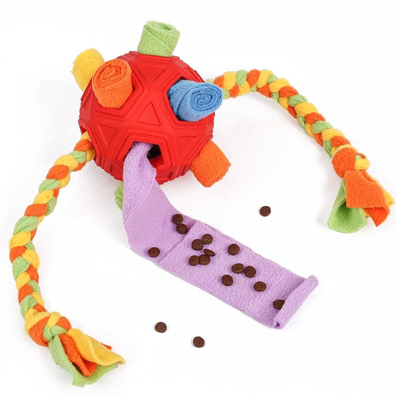 Balle à flair 2-en-1 : Jeu interactif et stimulation canine