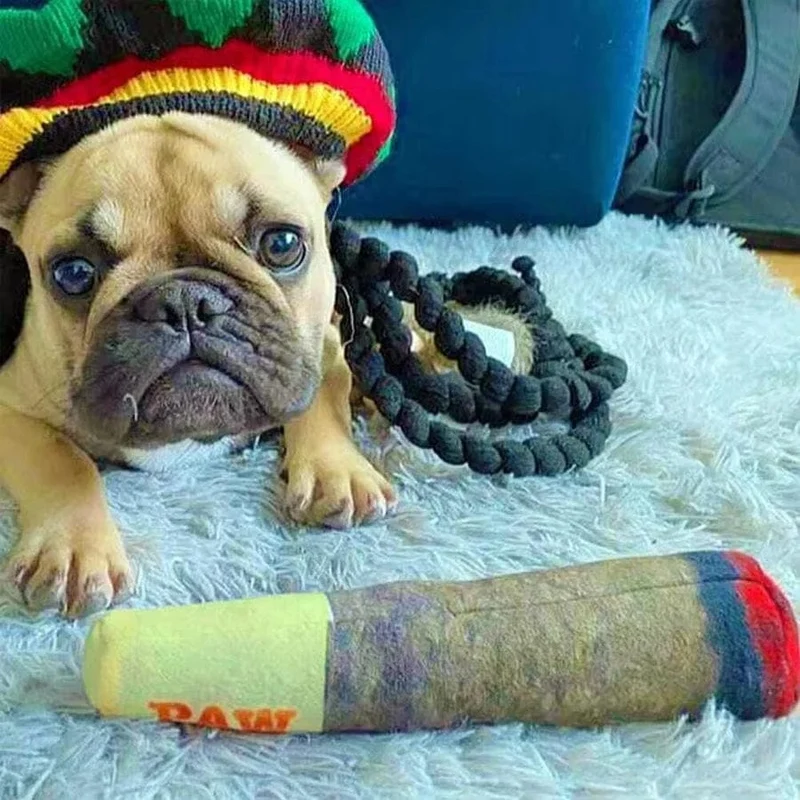 Jouet à mâcher Cigare pour chiens : Fun et Sain !