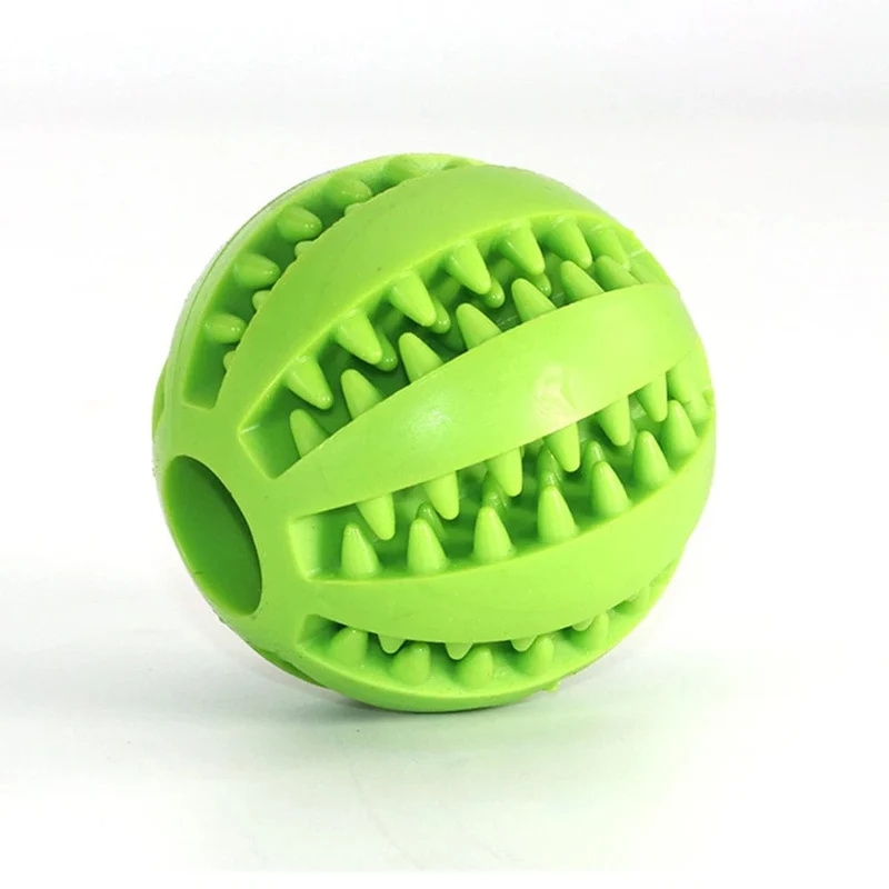 Balle à mâcher interactive pour chien – jeu et mastication