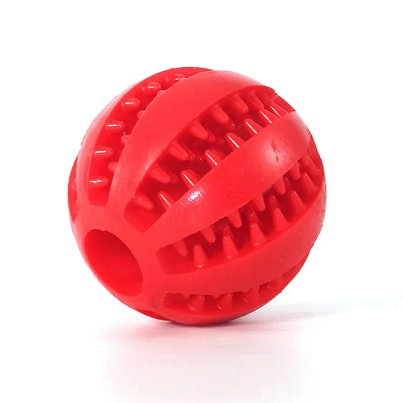 Balle à mâcher interactive pour chien – jeu et mastication