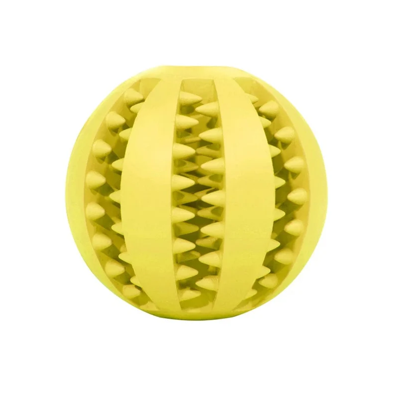 Balle à mâcher interactive pour chien – jeu et mastication