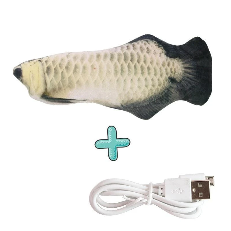 Poisson Gigotant Interactif pour Chiens - Jouet Amusant et Actif