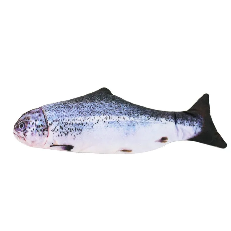 Poisson Gigotant Interactif pour Chiens - Jouet Amusant et Actif
