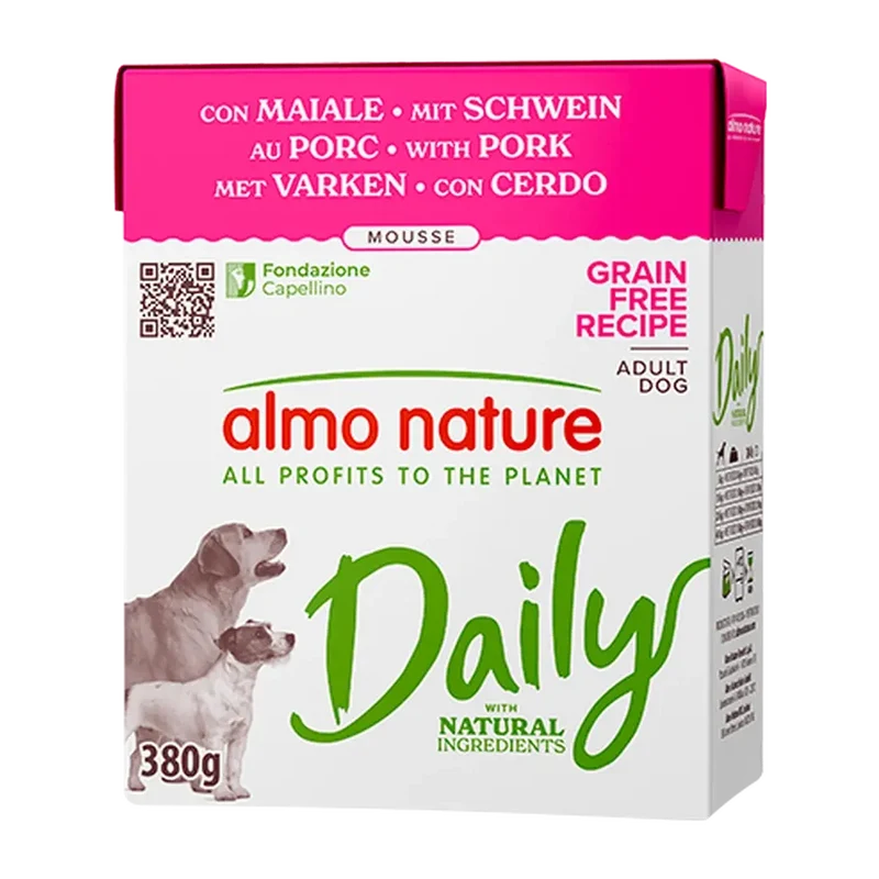 Almo Nature Daily Cerdo Brick Comida Húmeda para Perros