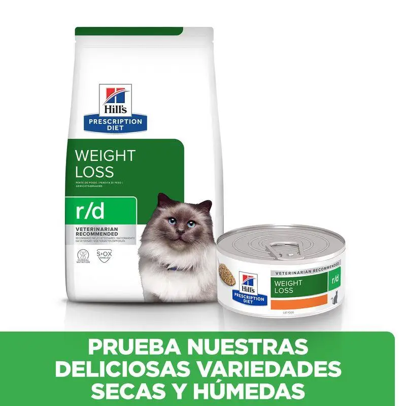 Hill'S R/D 3 kg Pienso para Gatos - Pérdida de Peso - Weight Loss