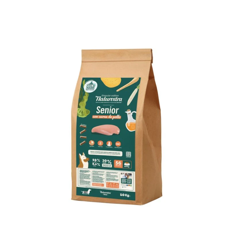 NATUREXTRA PIENSO PRENSADO EN FRIO PERROS LIGHT SENIOR