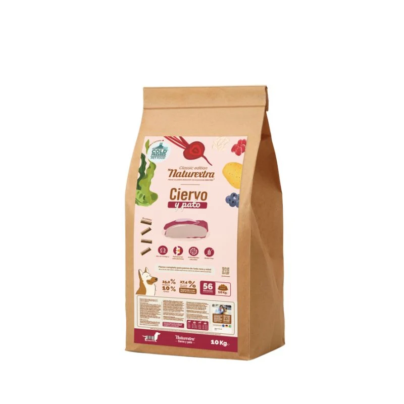 NATUREXTRA PIENSO PRENSADO EN FRIO PERROS CIERVO Y PATO