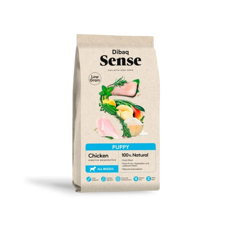 DIBAQ SENSE LOW GRAIN POLLO CACHORRO PERRO 12 KG