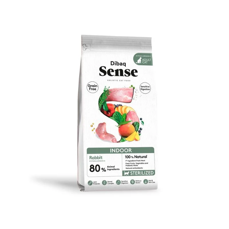 DIBAQ SENSE GRAIN FREE GATOS INDOOR 6 KG