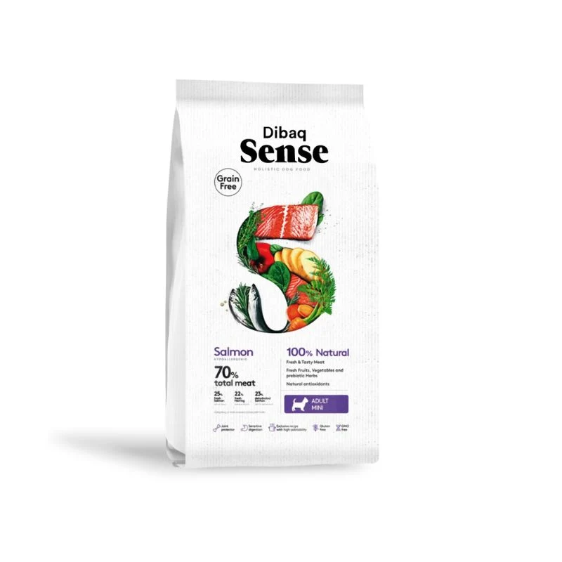 DIBAQ SENSE GRAIN FREE PERROS SALMON MINI 6 KG