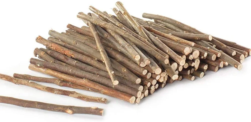 Niteangel masticable Natural palos para chinchillas, Conejillos de Indias, hamsters, conejos, loros y otros animales pequeños