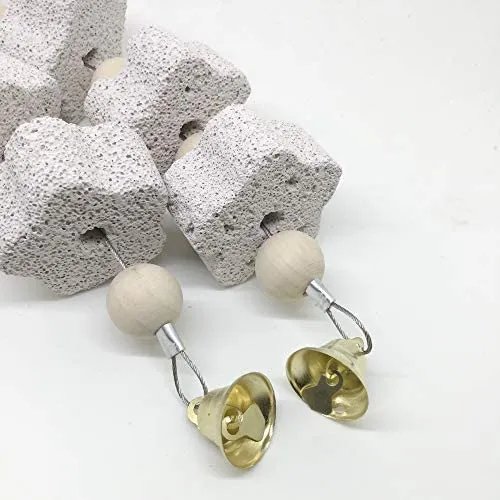 Shelltech - Puntas de lava para hámster, juguete para masticar y masticar