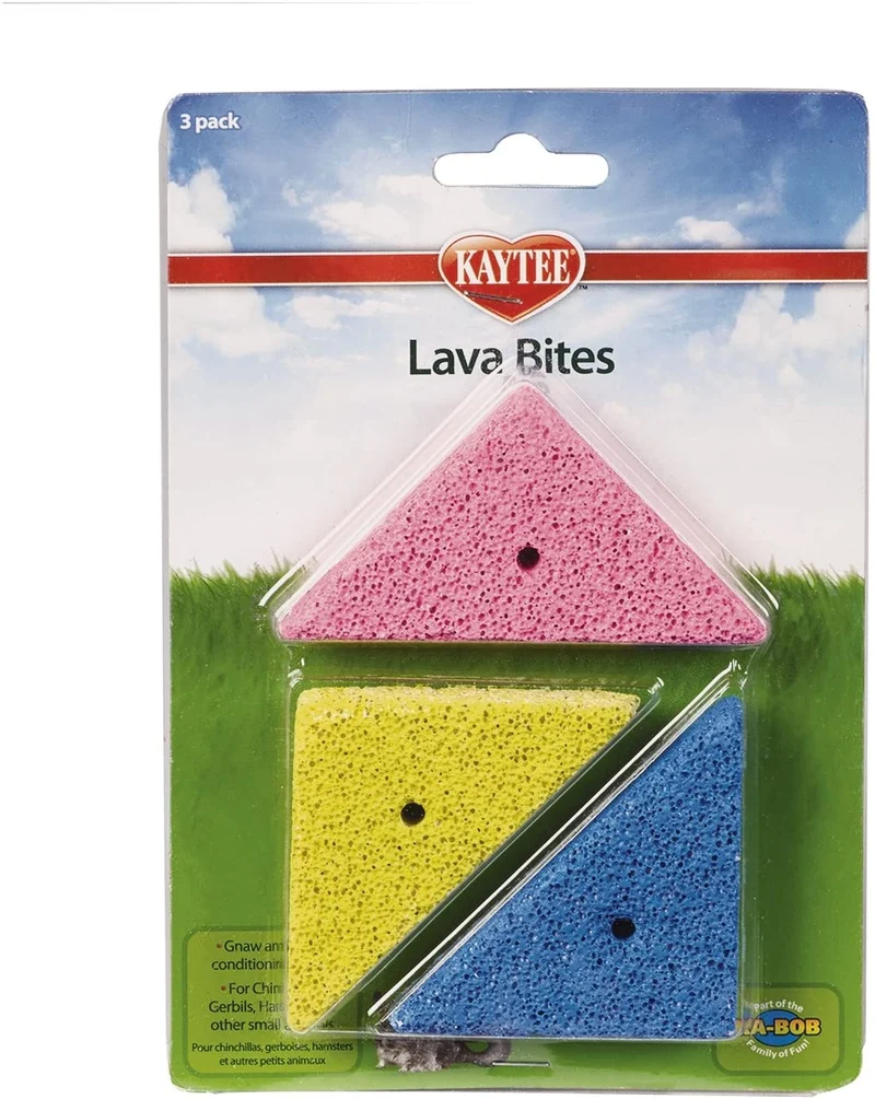 Super Pet Lava Bites Chews (4 paquetes con 3 total animal pequeño Chews – 12 por pack)