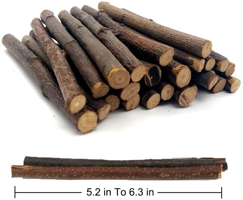 500 G (17.6oz) orgánico Apple de incienso madera ramas de árboles mascota aperitivos Masticar Juguetes rama para conejillos de Indias Chinchilla Ardilla para conejos, Hámsters animales pequeños
