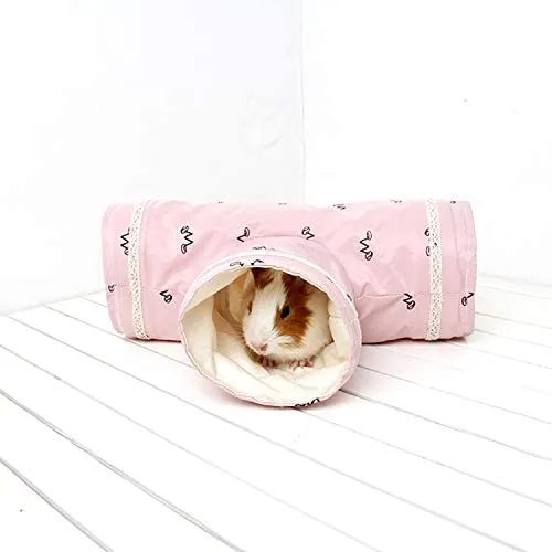 RYPET túnel de juego de animales pequeños, túnel de juguete plegable para hámster, cobaya, chinchillas, ratones, ratas