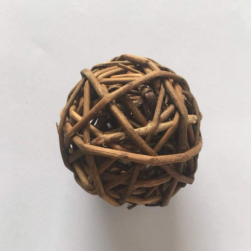 PIVBY Juguete de actividad para animales pequeños, juguetes de masticar para conejos, conejos, cobayas, gérbiles, 4 unidades
