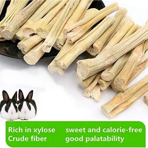 Dbeans Flourithing - Varillas para masticar de 3.53 oz de conejillos de India, Toys, Bambú dulce natural para dientes limpios y encías saludables, mascotas ya no muerden sus casas, para conejos, hámster, pájaro, etc.