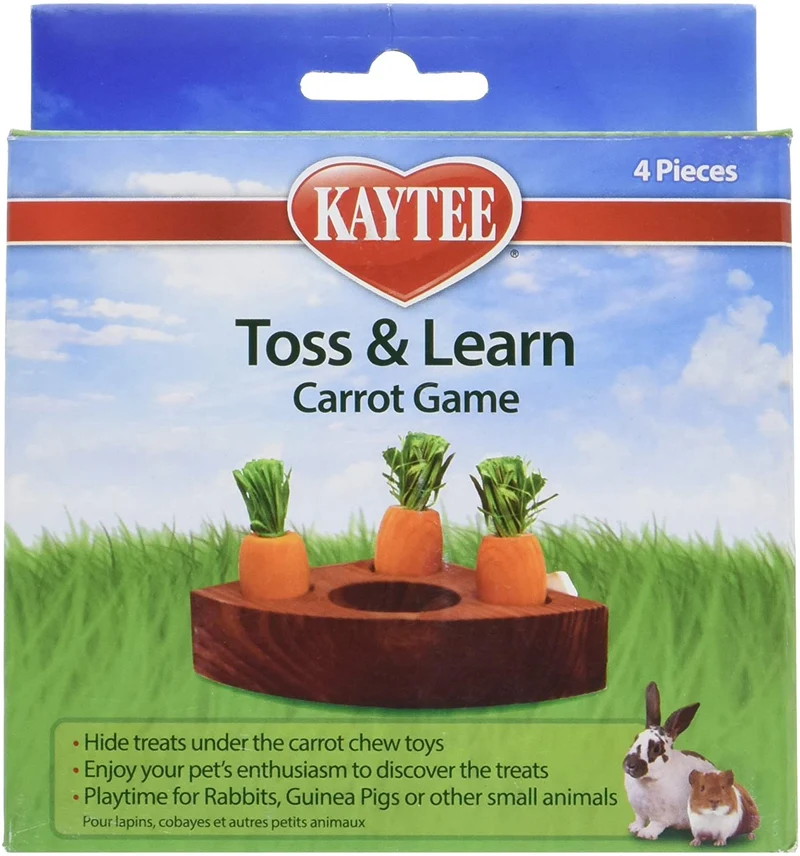 Kaytee Toss y aprender Juego de zanahoria