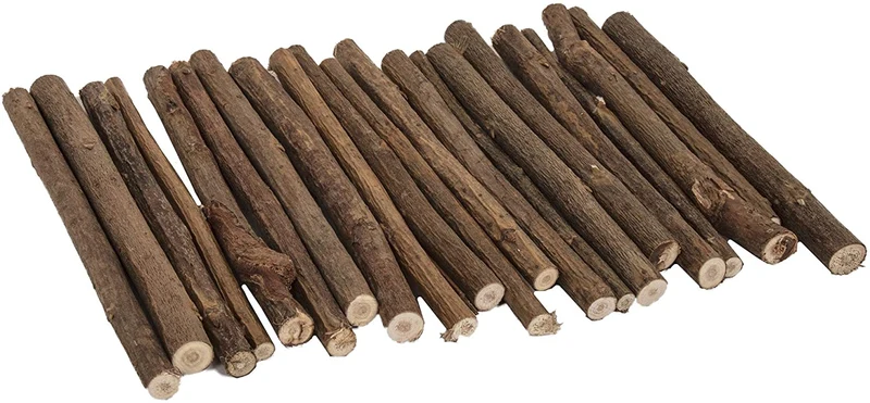 Ware Willow Pretzel Critters Sticks Pequeño Pet Chew, Tonos café