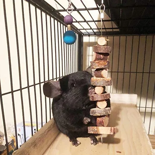 S-Mecánico Conejo Masticar Juguetes Naturales de Manzana Pequeños Animales Juguetes para Masticar Conejos Chinchilla Hámsters Cobayas Gerbils