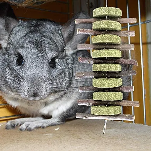 S-Mecánico Conejo Masticar Juguetes Naturales de Manzana Pequeños Animales Juguetes para Masticar Conejos Chinchilla Hámsters Cobayas Gerbils