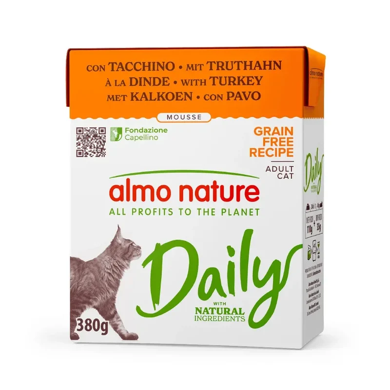 Almo Nature Daily Pavo Brick Comida Húmeda para Gatos