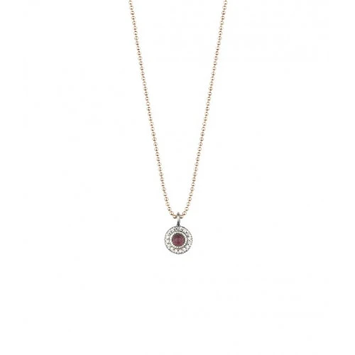 Collar Sunfield Turmalina Rosa CL061194/26