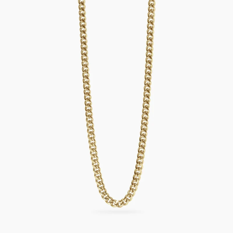 Collar Kidult dorado con cadena barbada 851083