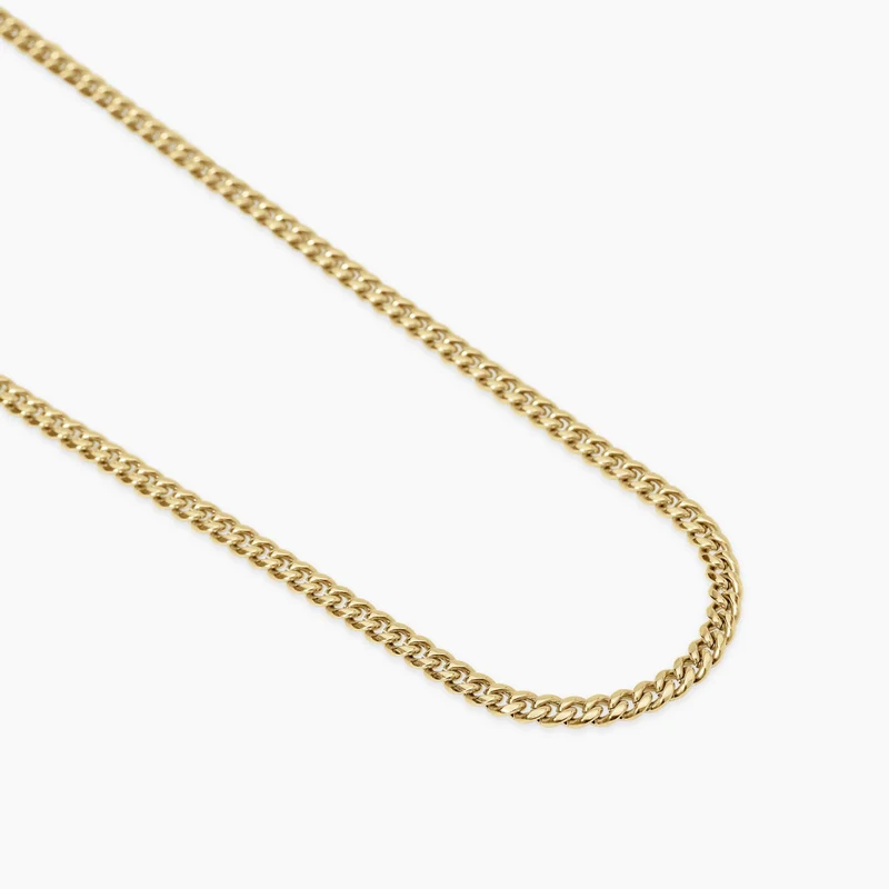 Collar Kidult dorado con cadena barbada 851083