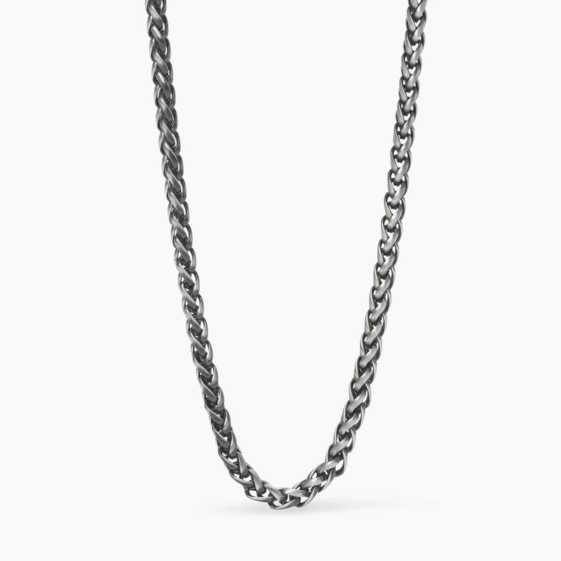Collar Kidult con cadena espiga de acero y gunmetal 851081