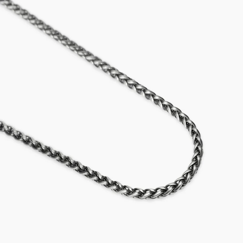 Collar Kidult con cadena espiga de acero y gunmetal 851081