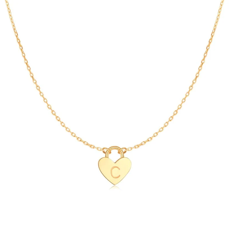 Collar Inicial Corazón