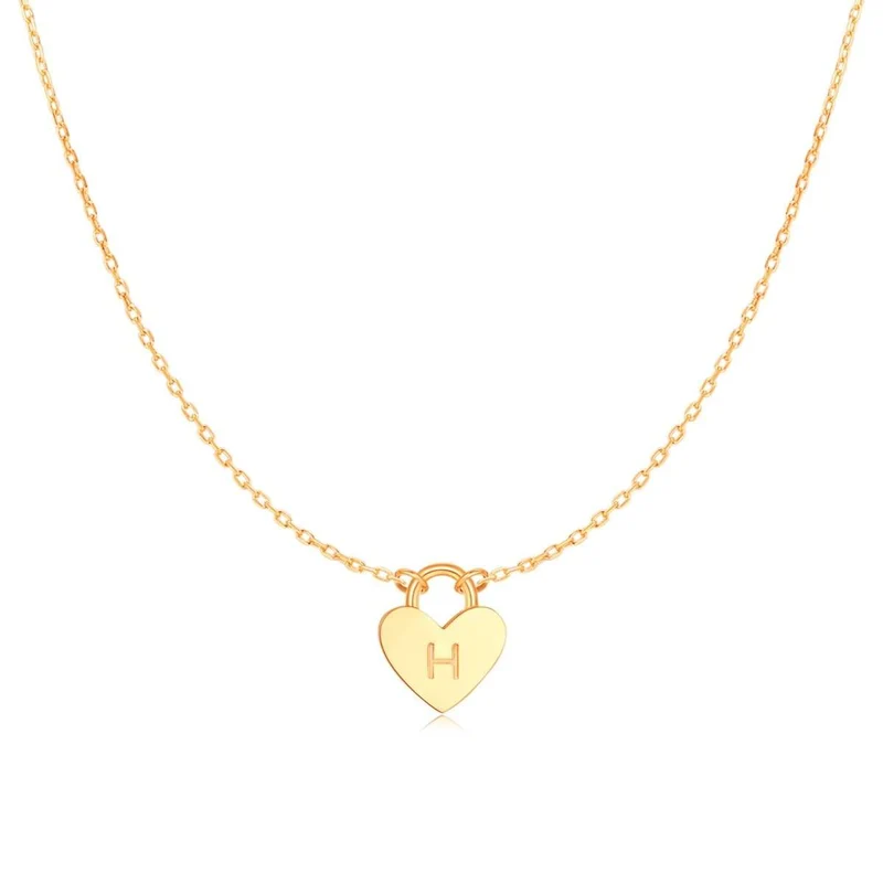 Collar Inicial Corazón