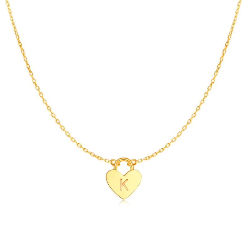 Collar Inicial Corazón