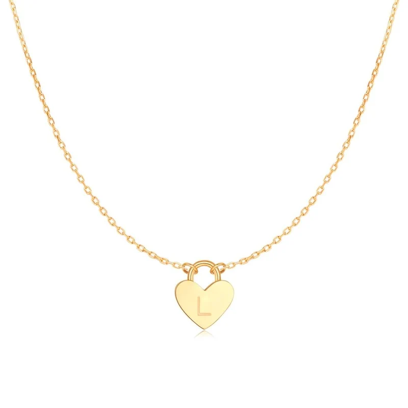 Collar Inicial Corazón