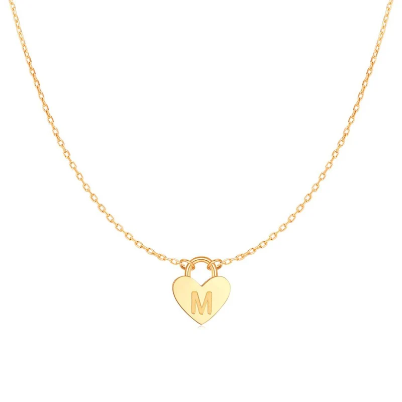 Collar Inicial Corazón