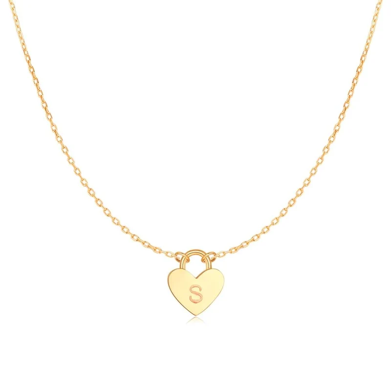Collar Inicial Corazón