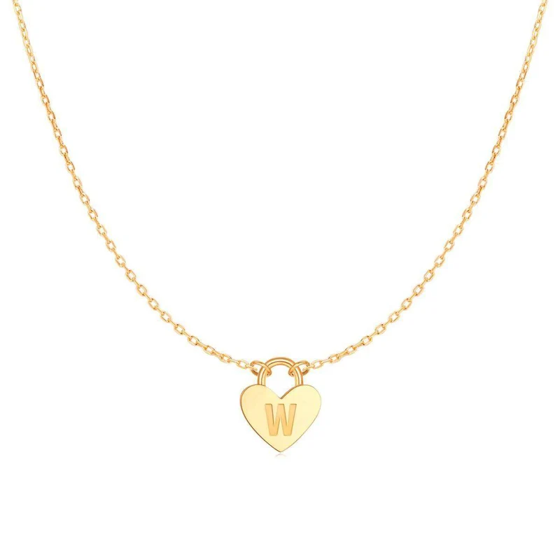 Collar Inicial Corazón