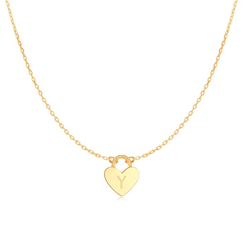 Collar Inicial Corazón