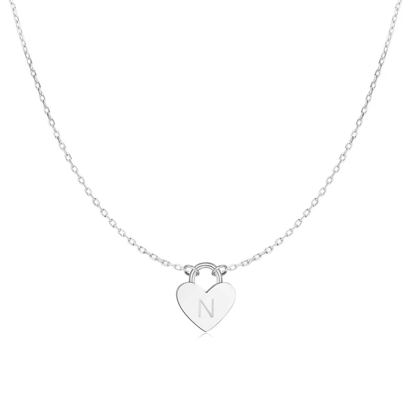 Collar Inicial Corazón