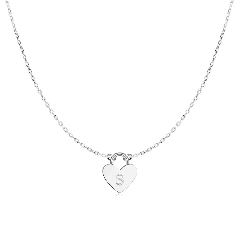 Collar Inicial Corazón