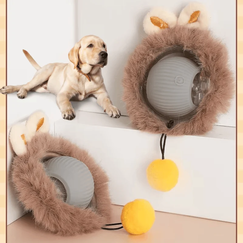 Balle interactive pour chiens : jeu et stimulation !