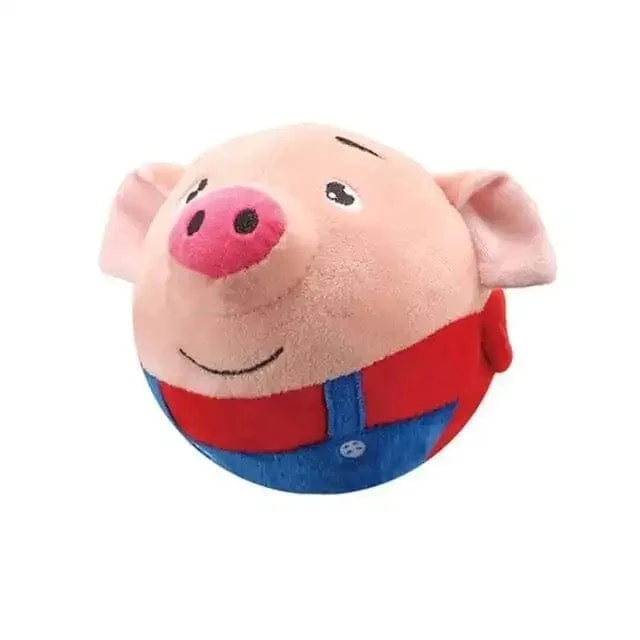 Cochon Sauteur Interactif : Jouet Amusant et Éducatif pour Chiens