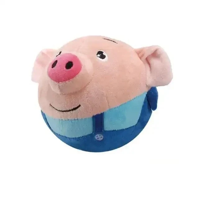 Cochon Sauteur Interactif : Jouet Amusant et Éducatif pour Chiens
