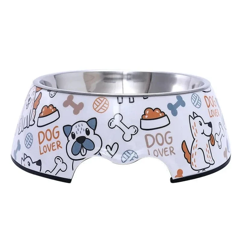 Gamelle chien en acier inoxydable pour animaux